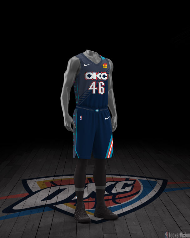 NBA LockerVision - Oklahoma City Thunder - City Edition - Game Outfit